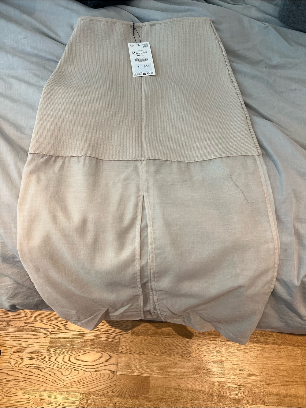 Zara Women's Cream Maxi Skirt - Picture 5 of 6